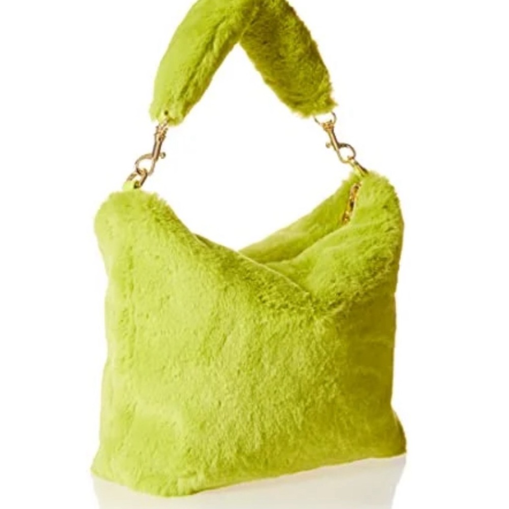 UGG Duffy Faux Fur Bag,Mint Green NWOT